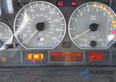 2002 BMW M3 z USA, uszkodzony, nr VIN WBSBR93432EX22496